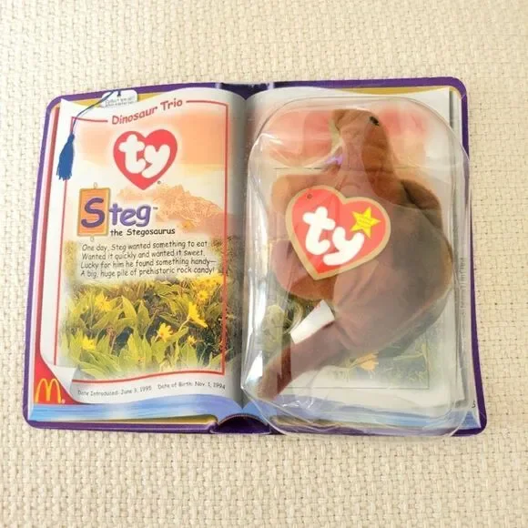 Single TY Dinosaur of Trio - Picture 3 of 8